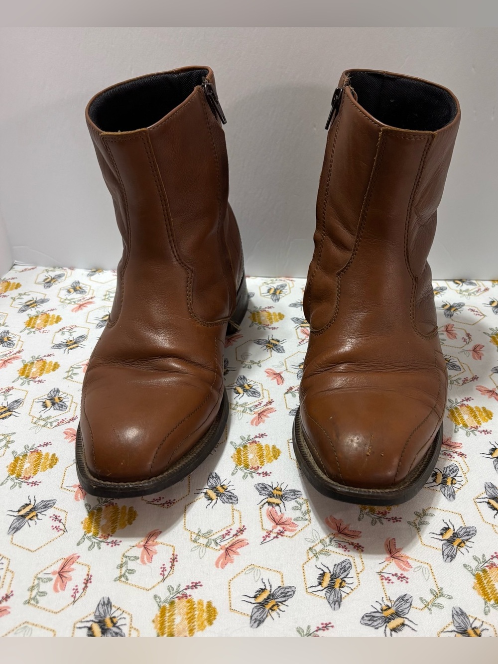Men's Brown Leather Ankle Boots